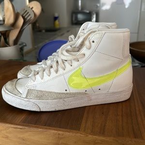 Nike Blazers - Neon Yellow